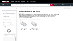Grainger - Silicone Tubing