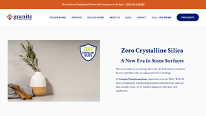 Granite Transformations - Zero Crystalline Silica Surfaces