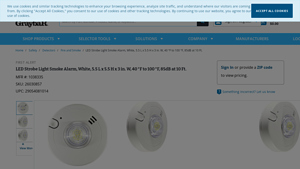 First Alert - 1038335 LED Strobe Light Smoke Alarm