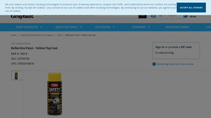 CRC Industries - Reflective Paint Yellow Top Coat
