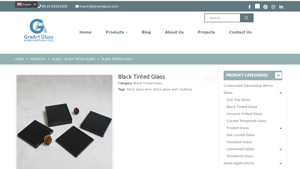 Greart Glass - Black Tinted Glass