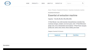 Great Dryer Machinery - Essential Oil Extraction Machine