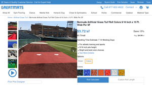 Greatmats - Bermuda Artificial Sports Turf
