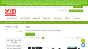 Green Bike Kit - 48V Ebike Batteries