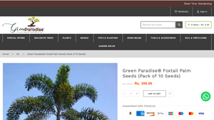 Green Paradise® - Foxtail Palm Seeds