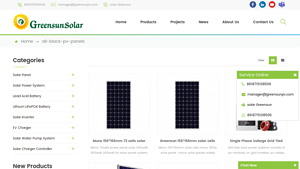 GreenSun PV - Best All Black PV Panels