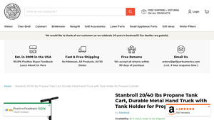 Stanbroil - 20/40 lbs Propane Tank Cart