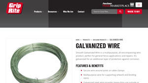 Grip-Rite - Smooth Galvanized Wire