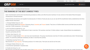 Zhongce Rubber Group - Westlake, Chaoyang, Arisun, Goodride, Trazano