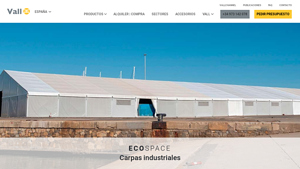 Vall - Carpa Industrial Desmontable EcoSpace