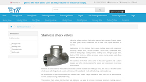 Gteek - Stainless Spring Check Valve