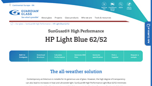 Guardian Glass - HP Light Blue 62/52