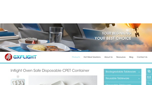 GXFlight - Inflight Oven Safe Disposable CPET Tray