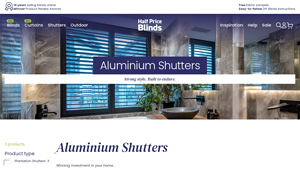 Half Price Blinds - Aluminium Shutters