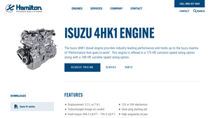 Hamilton Power - Isuzu 4HK1 Engine