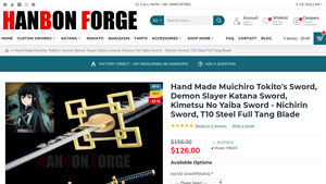 Hanbon Forge - Hand Made Muichiro Tokito Sword