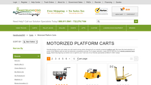 Handtrucks2GO - Motorized Platform Carts