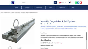 Hangcheng - Versatile Cargo L-Track Rail System