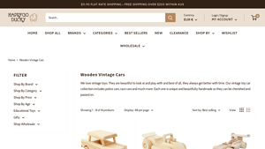 Happy Go Ducky - Vintage Wooden Toy Cars