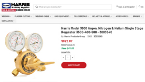 Harris - Model 3500 Single Stage Regulator