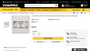 Arcot - Nice 'n Clean Nonscented Laundry Detergent