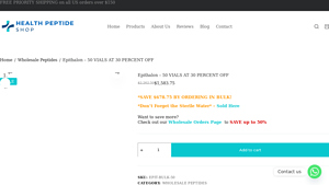 Health Peptide Shop - Epithalon 50 Vials