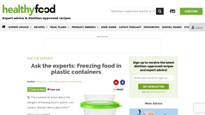 Healthy Food - Safe Freezing Solutions