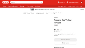 Heb - Preema Egg Yellow Powder