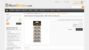 Cellectron - AG12 10 Button Cell Battery