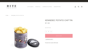 Hello Bite Society - Kennebec Potato Chip Tin