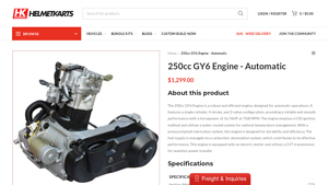 Helmet Karts - 250cc GY6 Engine