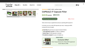 Herb Affair - CAPSULE-IT Capsule Filling Machine