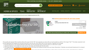 Herbco - Capsule Filling Machine Size 00