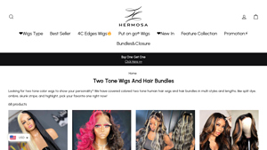 Hermosa Hair - Two-Tone Color Wigs