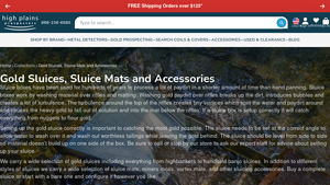 High Plains Prospectors - Gold Mining Sluice Boxes