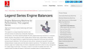Hines Industries - HC-500 Engine Balancer