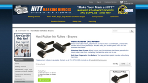 Hitt Marking - Hard Rubber Rollers