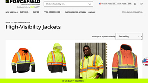 Hivis Safety - Forcefield Hi Vis Safety Softshell