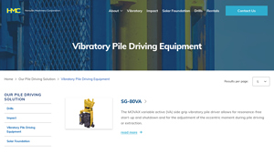 HMC - SG-80VA Pile Driver