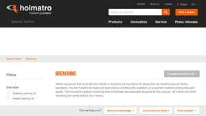 Holmatro - Door Opener HDO100 & Breaching Ram DR200ST