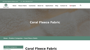 Honry Fleece - Coral Fleece Fabric