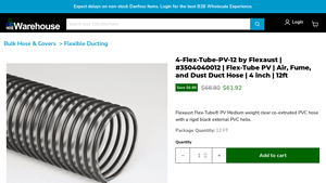 Flexaust - 4-Flex-Tube-PV-12 Duct Hose