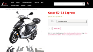 Hot Street Scooters - Gator 50-S3 Express