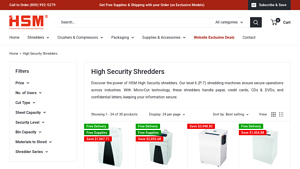 HSM - High Security Shredders