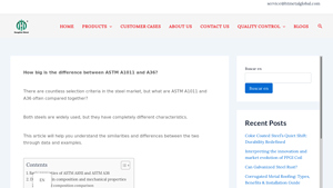 HT Metal Global - ASTM A1011 vs ASTM A36 Comparison