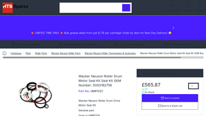 Wacker Neuson - Wacker Neuson Roller Drum Motor Seal Kit