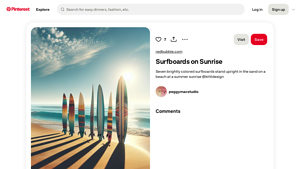 Pinterest - Surfboard Display
