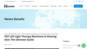 Huamei Beauty - PDT LED Light Therapy Machines