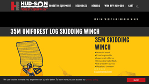 Hud-Son - 35M Uniforest Log Skidding Winch