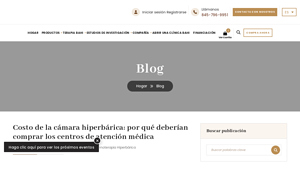 Huelight USA - Cámara Hiperbárica